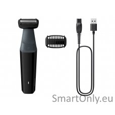 Philips | Hair clipper for body | BG3017/01 | Cordless | Wet & Dry | Number of length steps 1 | Black