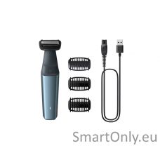 Philips | Hair clipper for body | BG3027/05 | Cordless | Wet & Dry | Number of length steps 3 | Blue/Black