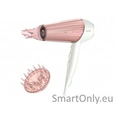 Philips | Hair Dryer | HP8281/00 | 2300 W | Number of temperature settings 6 | Ionic function | Diffuser nozzle | Pearl White/Pink Golden