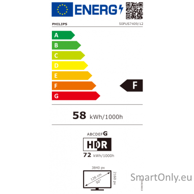 Philips 50PUS7409/12 50" (126cm) 4K UHD OLED Smart TV