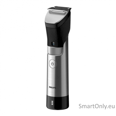 Philips Beard Trimmer BT9810/15 Cordless and corded Step precise 0.4 mm Number of length steps 30 Black/Silver 1