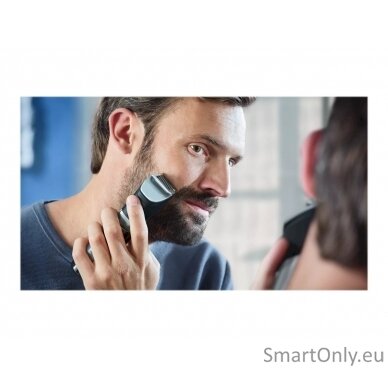 Philips Beard Trimmer BT9810/15 Cordless and corded Step precise 0.4 mm Number of length steps 30 Black/Silver 8