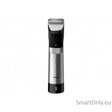 Philips Beard Trimmer BT9810/15 Cordless and corded Step precise 0.4 mm Number of length steps 30 Black/Silver 13