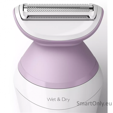 Philips Cordless Shaver BRL136/00 Series 6000 Operating time (max) 40 min, Wet & Dry, NiMH, White/Purple 2