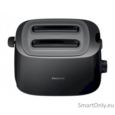 Philips Daily collection toaster HD2582/90 Power 900 W Number of slots 2 Housing material Plastic Black 2