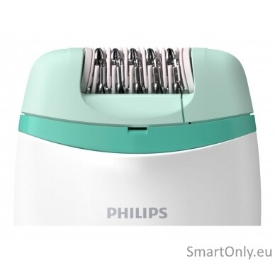 Philips Epilator Satinelle Essential BRE245/00 White/Green 8