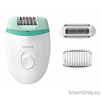 Philips Epilator Satinelle Essential BRE245/00 White/Green 4