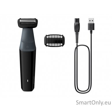 Philips | Hair clipper for body | BG3017/01 | Cordless | Wet & Dry | Number of length steps 1 | Black