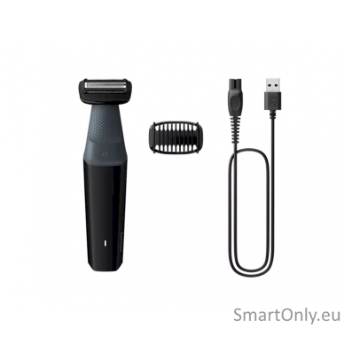 Philips | Hair clipper for body | BG3017/01 | Cordless | Wet & Dry | Number of length steps 1 | Black