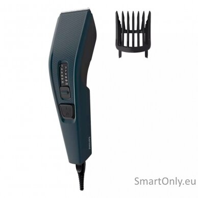 Philips Hair clipper HC3505/15 Corded, Number of length steps 13, Step precise 2 mm, Black/Blue 1