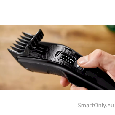 Philips Hair Clipper HC3510/15 Series 3000 Corded, Step precise 2 mm, 13, Black 3