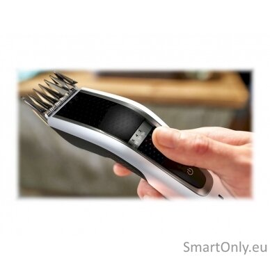 Philips Hair clipper HC5610/15 Cordless or corded, Number of length steps 28, Step precise 1 mm, Black/Grey 9