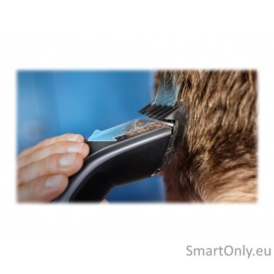 Philips Hair clipper series 5000 HC5630/15 Cordless or corded, Number of length steps 28, Step precise 1 mm, Black/Grey 10