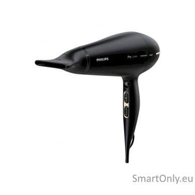 Philips Hair Dryer HPS920/00 Prestige Pro 2300 W, Number of temperature settings 3, Ionic function, Black/Gold 8