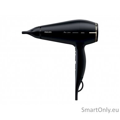 Philips Hair Dryer HPS920/00 Prestige Pro 2300 W, Number of temperature settings 3, Ionic function, Black/Gold 12