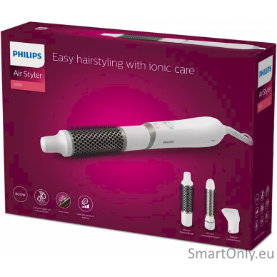 Philips Hair Styler BHA303/00 3000 Series Ion conditioning, Number of heating levels 3, 800 W, White 5