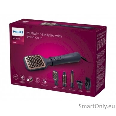 Philips Hair Styler BHA530/00 5000 Series Ion conditioning, Number of heating levels 3, 1000 W, Black 7