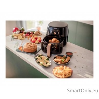 Philips | HD9867/90 | Premium Airfryer XXL | Power 2225 W | Capacity 7.3 L | Smart Sensing Technology | Black 3