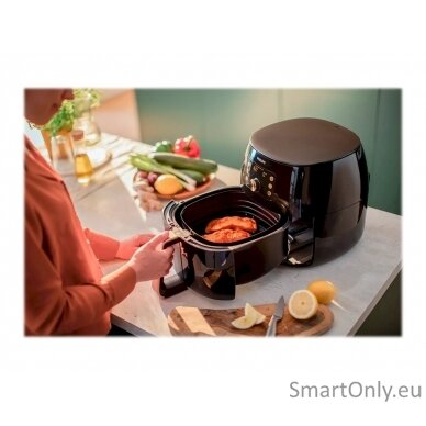 Philips | HD9867/90 | Premium Airfryer XXL | Power 2225 W | Capacity 7.3 L | Smart Sensing Technology | Black 6