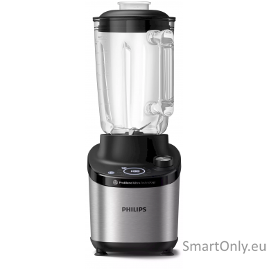 Philips High Speed Blender  HR3760/10 7000 Series Tabletop 1500 W Jar material Glass Jar capacity 2 L Ice crushing Metal/Black 1