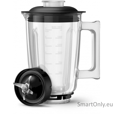 Philips High Speed Blender  HR3760/10 7000 Series Tabletop 1500 W Jar material Glass Jar capacity 2 L Ice crushing Metal/Black 2