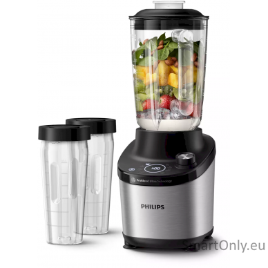 Philips High Speed Blender  HR3760/10 7000 Series Tabletop 1500 W Jar material Glass Jar capacity 2 L Ice crushing Metal/Black 3