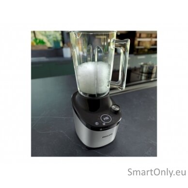 Philips High Speed Blender  HR3760/10 7000 Series Tabletop 1500 W Jar material Glass Jar capacity 2 L Ice crushing Metal/Black 13