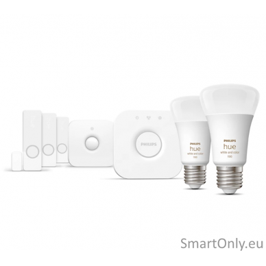 Philips Hue Secure Sensor Set WCA E27, Bridge, Sensors 1