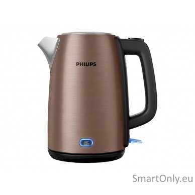 Philips Kettle HD9355/92 Viva Collection Electric  1740-2060 W 1.7 L Stainless steel 360° rotational base Copper 4