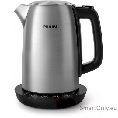 Philips Kettle HD9359/90 Electric 2200 W 1.7 L Stainless steel/Plastic 360° rotational base Grey 1