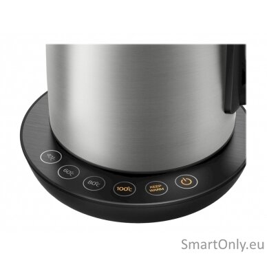 Philips Kettle HD9359/90 Electric 2200 W 1.7 L Stainless steel/Plastic 360° rotational base Grey 9