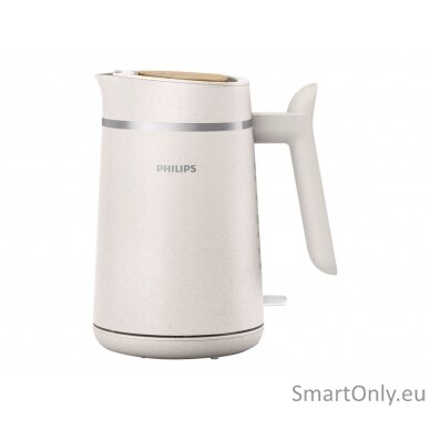 Philips Kettle | HD9365/10 Eco Conscious Edition | Electric | 2200 W | 1.7 L | 100% bioplastic | 360° rotational base | White Matt