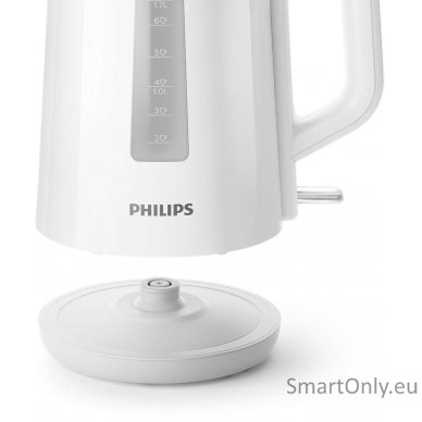 Philips Kettle Series 3000 HD9318/00 Electric 2200 W 1.7 L Plastic 360° rotational base White 2