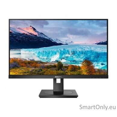 Philips LCD Monitor 272S1AE/00 27 ", FHD, 1920 x 1080 pixels, IPS, 16:9, Black, 4 ms, 250 cd/m², Headphone out, 75 Hz, W-LED system, HDMI ports quantity 1 1