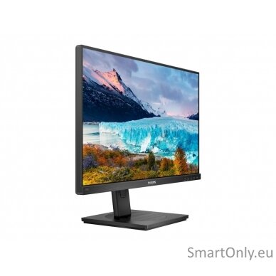 Philips LCD Monitor 272S1AE/00 27 ", FHD, 1920 x 1080 pixels, IPS, 16:9, Black, 4 ms, 250 cd/m², Headphone out, 75 Hz, W-LED system, HDMI ports quantity 1 6