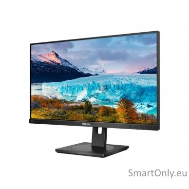 Philips LCD Monitor 272S1AE/00 27 ", FHD, 1920 x 1080 pixels, IPS, 16:9, Black, 4 ms, 250 cd/m², Headphone out, 75 Hz, W-LED system, HDMI ports quantity 1 8