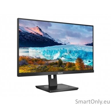 Philips LCD Monitor 272S1AE/00 27 ", FHD, 1920 x 1080 pixels, IPS, 16:9, Black, 4 ms, 250 cd/m², Headphone out, 75 Hz, W-LED system, HDMI ports quantity 1