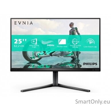 Philips Monitor 25M2N3200W/00 24.5 ", VA, FHD, 1920 x 1080, 16:9, 1 ms, 300 cd/m², HDMI ports quantity 2, 240 Hz 30