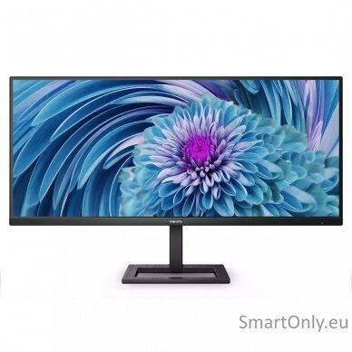 Philips Monitor  346E2LAE 34 ", VA, WQHD, 3440 x 1440, 21:9, 4 ms, 300 cd/m², HDMI ports quantity 1, 100 Hz