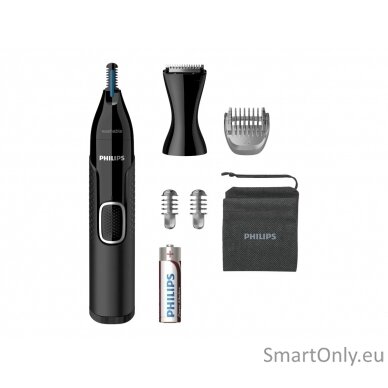 Philips Nose, Ear, Eyebrow and Detail Hair Trimmer NT5650/16 Black 7