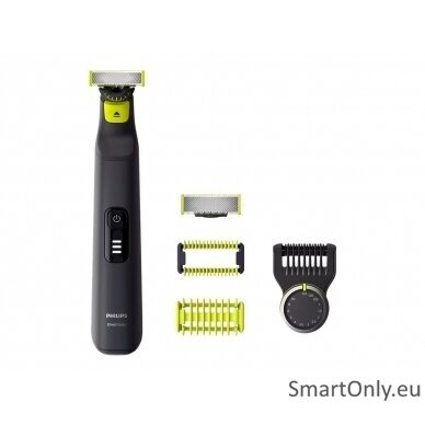 Philips OneBlade Pro Shaver for Face and Body QP6541/15 Operating time (max) 90 min, Wet & Dry, Lithium Ion, Black 5