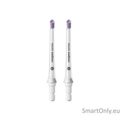 Philips Oral Irrigator nozzle HX3062/00 Sonicare F3 Quad Stream Number of heads 2, White/Purple 3