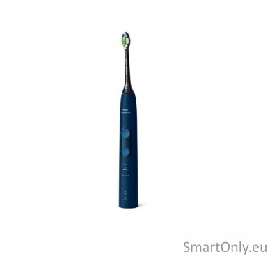 Philips ProtectiveClean 5100 Electric toothbrush HX6851/53 Rechargeable, For adults, Number of heads 2, Number of brush heads included 1, Dark Blue, Number of teeth brushing modes 3 1