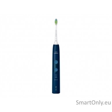 Philips ProtectiveClean 5100 Electric toothbrush HX6851/53 Rechargeable, For adults, Number of heads 2, Number of brush heads included 1, Dark Blue, Number of teeth brushing modes 3 6