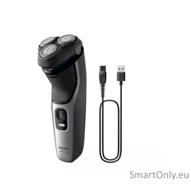 Philips S3143/00 Shaver, Wet & dry, Silver/Black Philips 2