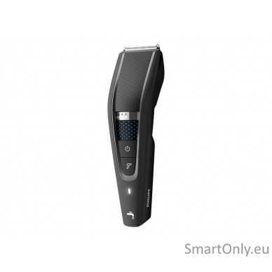 Philips Series 5000 Beard and Hair Trimmer HC5632/15 Cordless or corded, Number of length steps 28, Step precise 1 mm, Black 4