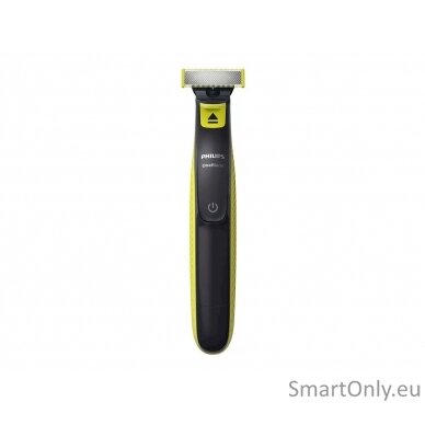 Philips Shaver | QP2724/10 OneBlade | Operating time (max) 45 min | Wet & Dry | NiMH | Black/Lime