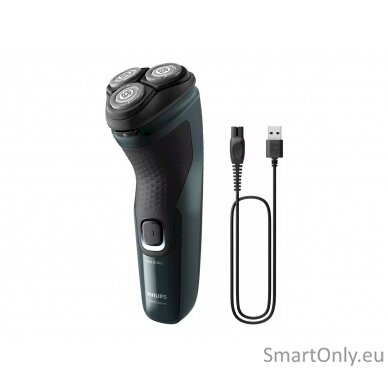 Philips | Shaver | X3002/00 | Operating time (max) 40 min | Wet & Dry | NiMH | Black 6