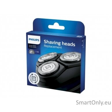 Philips Shaving heads replacement for S3000 SH30/50 ComfortCut Number of shaver heads/blades 3 3