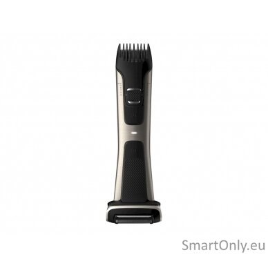 Philips Showerproof body groomer BG7025/15 Body groomer, Cordless, Number of length steps 5, Rechargeable,   Lithium-ion, Operating time 80 min, Charging time 1 h, Black/Stainless 7